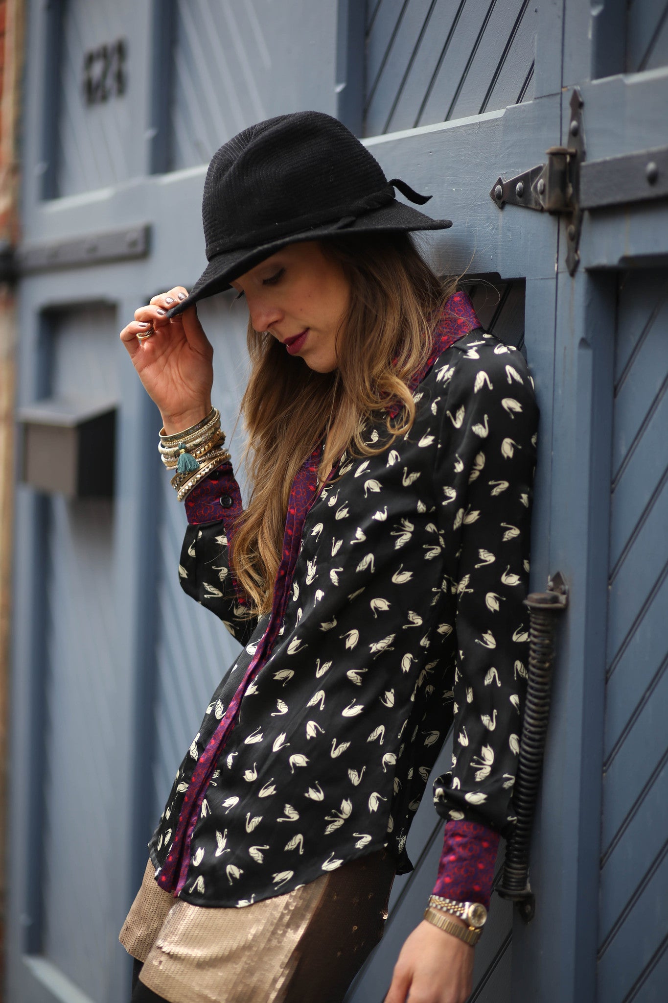 Alexa Swan & Flora Blouse