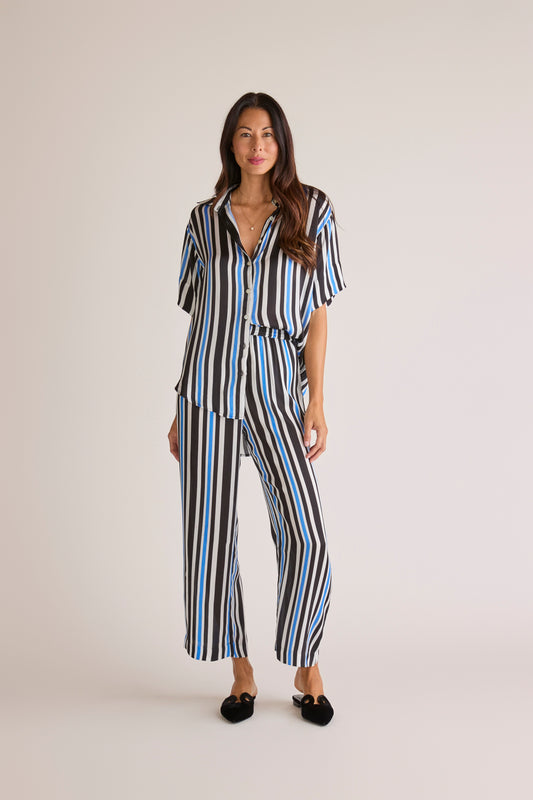 The Boyfriend Stripe Set | Straight Pant